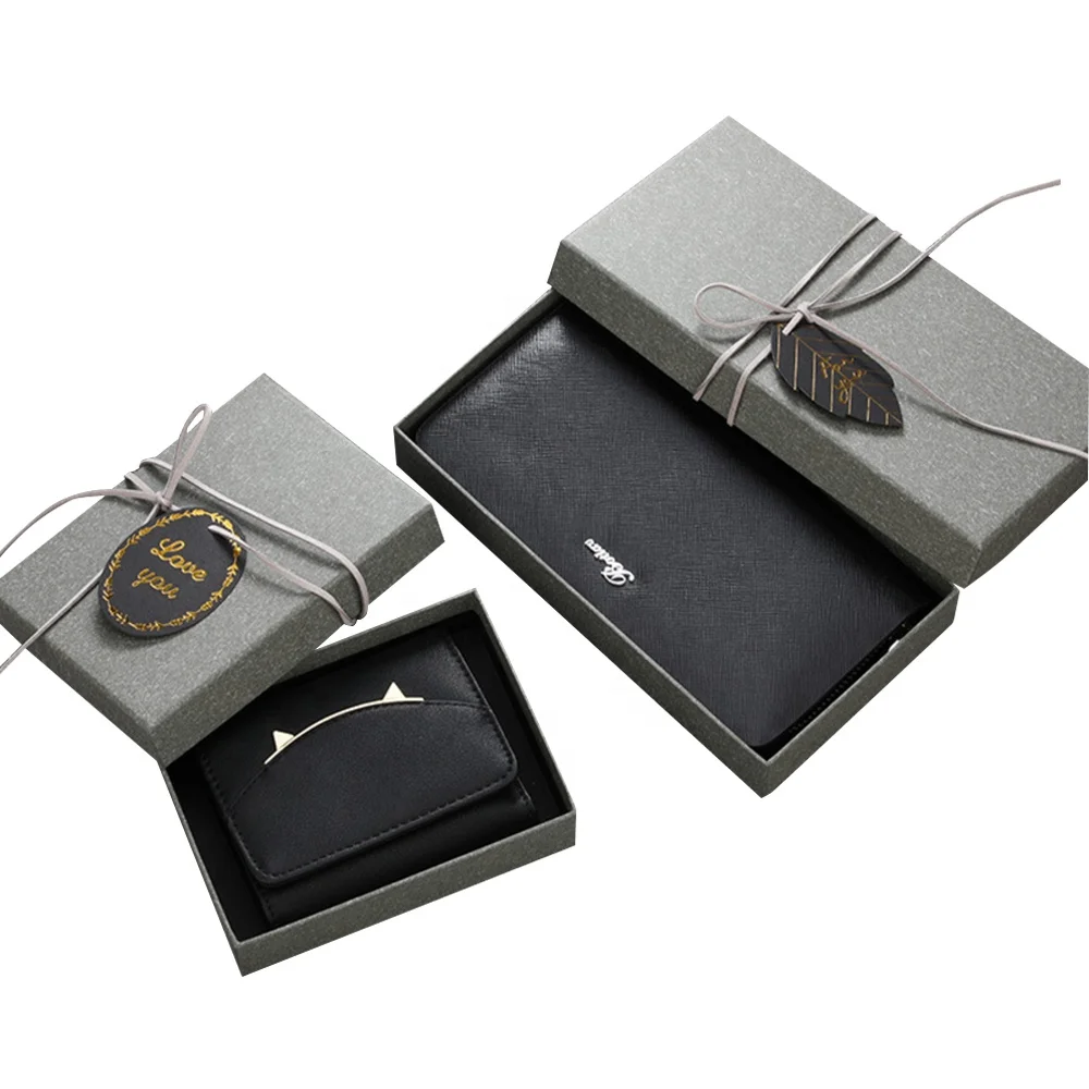 wholesale fancy popular cardboard paper shopping wallet box