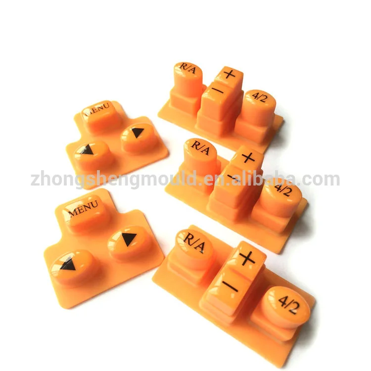 The transparent hard plastic parts molded injection keycap mold making