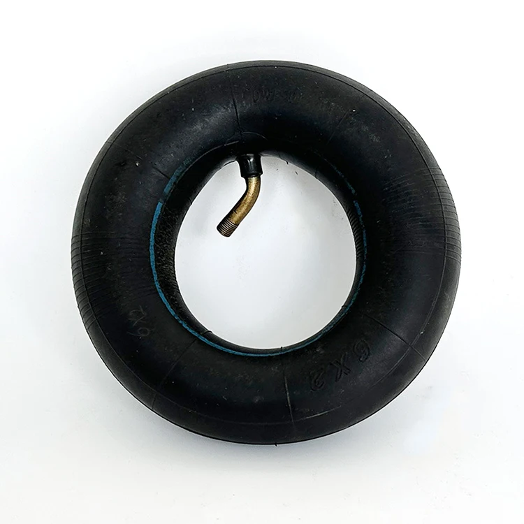 High quality 6x2 butyl natural rubber inner tube 6 inch 6x2 bicycle parts bike inner tube