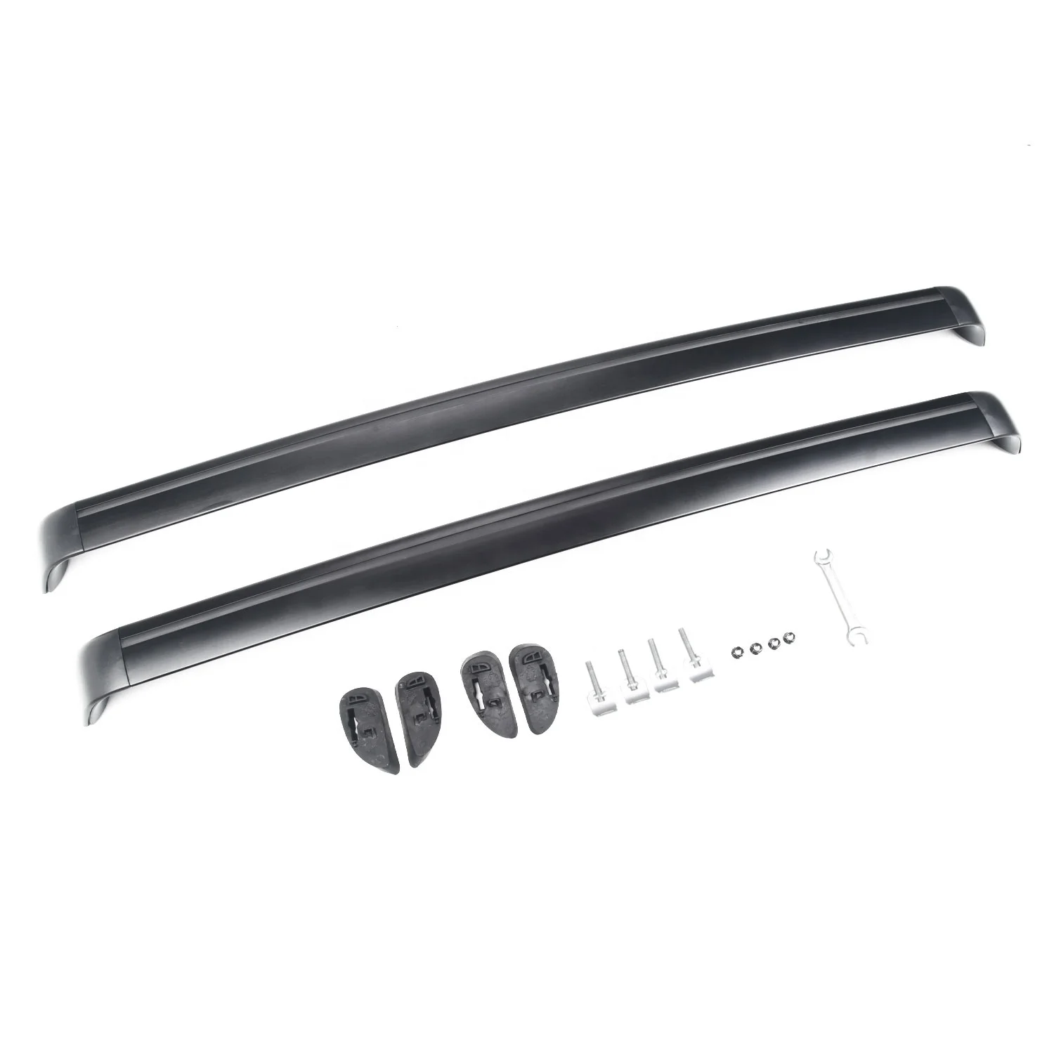 Car Accessories Black Aluminum Alloy Roof Rack Crossbars, Roof Rack Compatible For Tesla Model Y