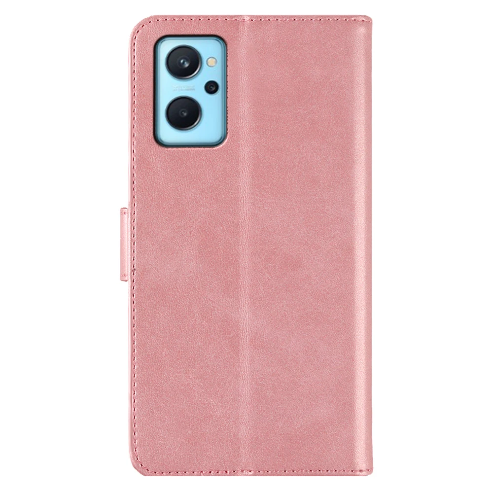 Luxury Flip Leather Case With Card Holder For OPPO A55S 5G Realme Q3T Q3S K9S 9 SE 5G Speed 9i A36 A76 A96 K10 4G C35 Narzo 50A