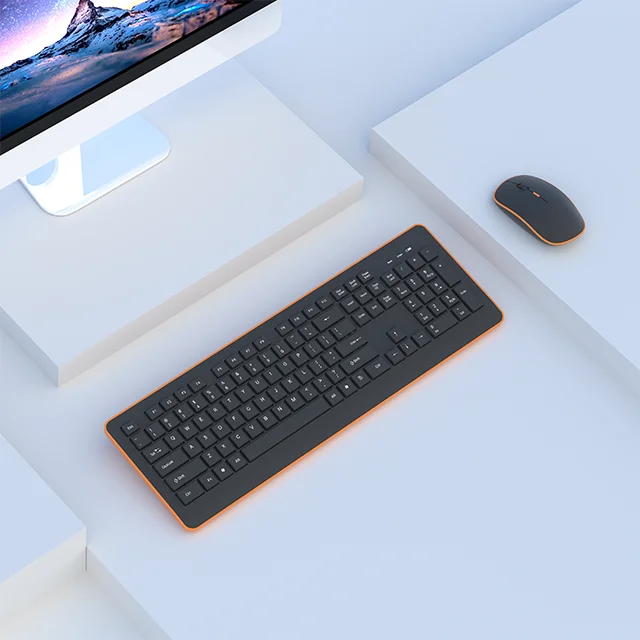 2022 Cheapest Hot Selling Ultra-Thin KT841 Laptop Keyboard and Mouse 2.4g Wireless Keyboard Mouse Combos