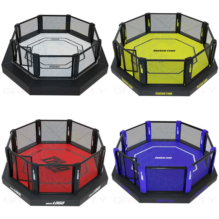 Home use mma cage cheap mma cage octagon PU wrapped PVC cover fight cage for sale