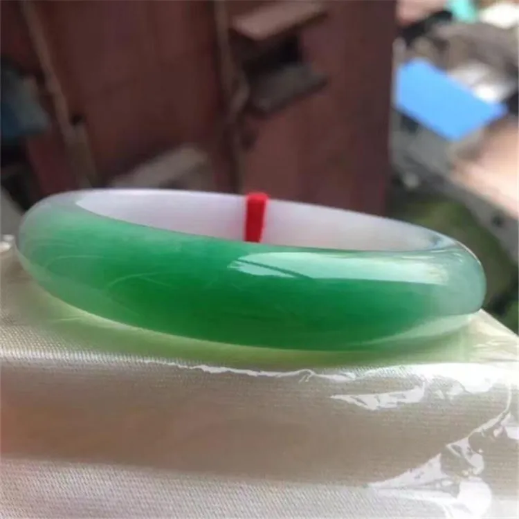 wholesale natural A grade ice piaohua natural jadeite bangle bracelet