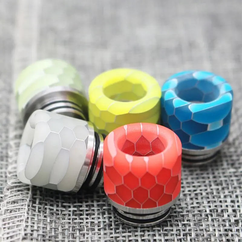 Капельный наконечник с проволочным отверстием из нержавеющей стали 810, светящаяся капельная насадка, мундштук для атомайзера, бака для вейпа, электронной сигареты