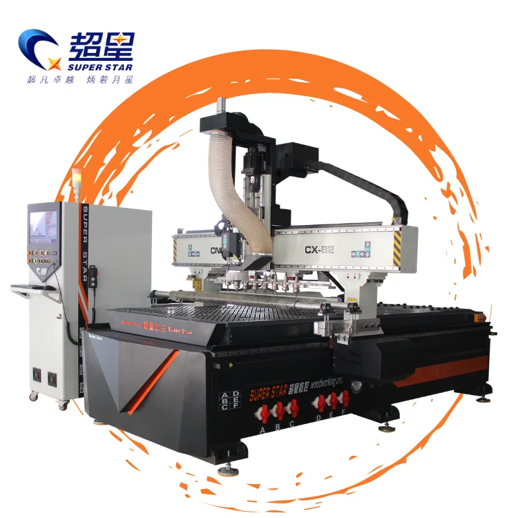 Heavy Duty Automatic Tool Changer Cnc Router atc China Suppliers 1325/1530/2030 Woodworking Machine