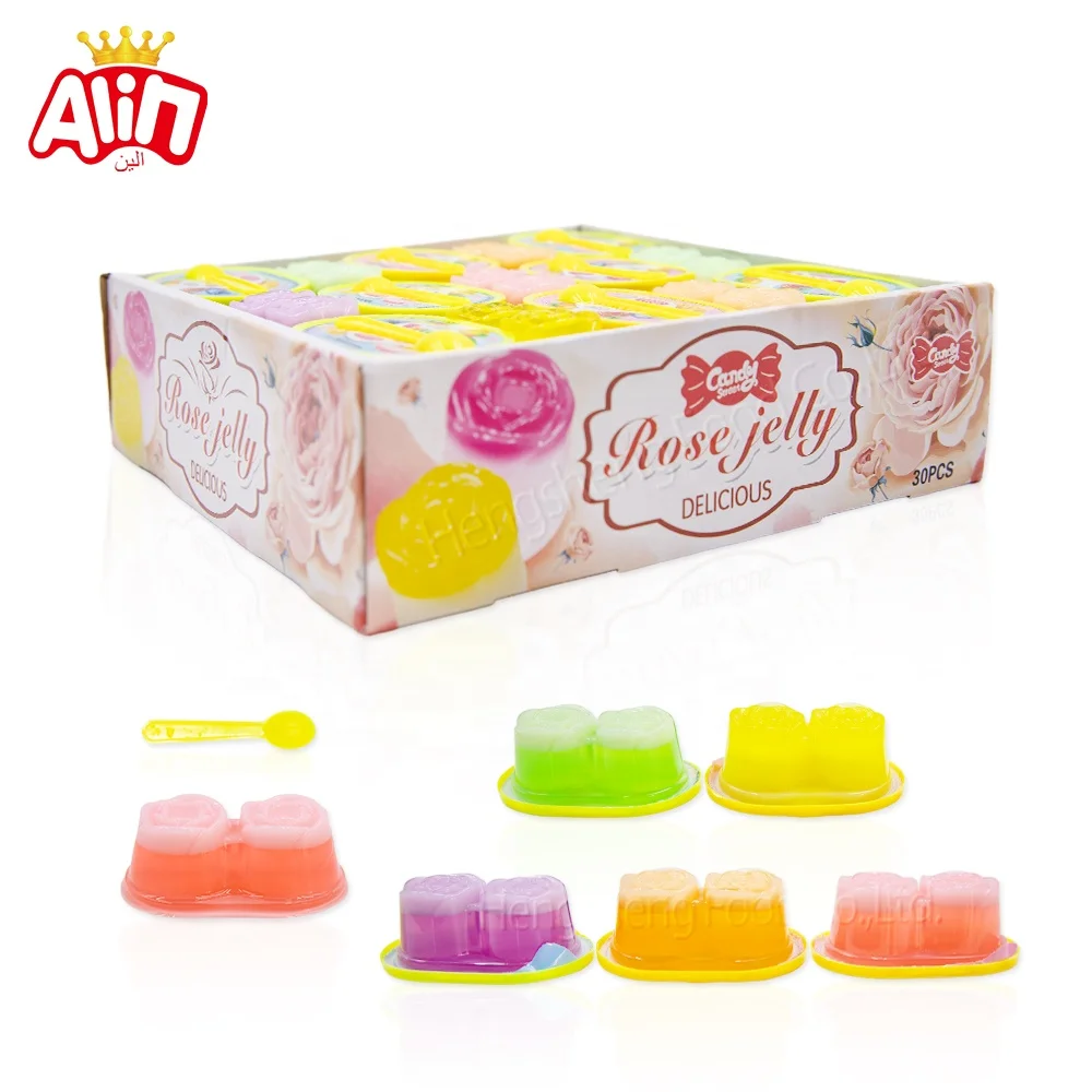 candy supplier wholesale imported sweets halal sweets Double bars of fruity juicy rose Jelly