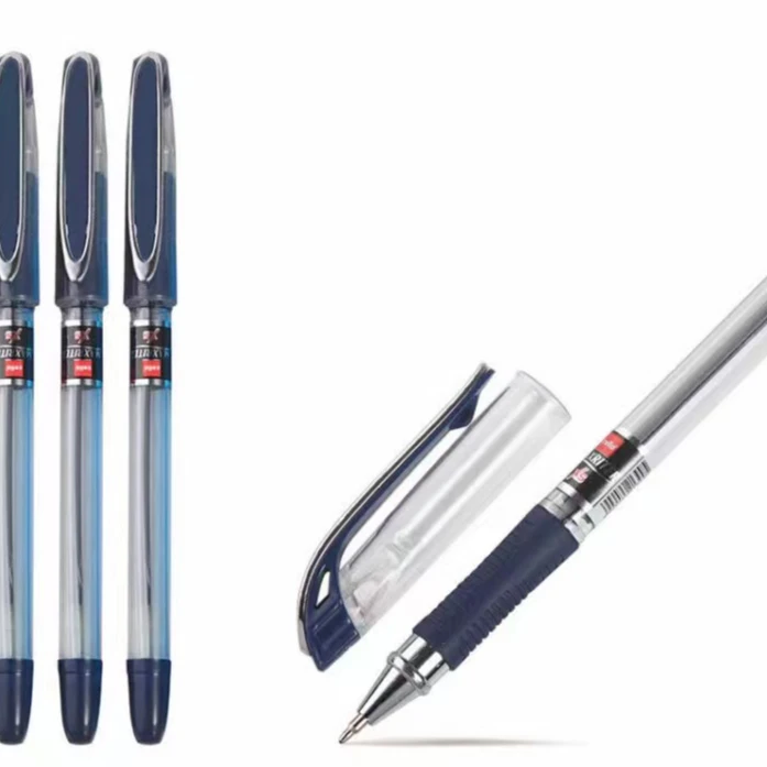Africa school and office stationery easy Ballpoint Pen Manufacturers Bulk  Blue Plastic Ball Point Pen 50 pcs Boxed Ball pen