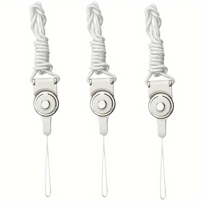 New Product Neck Strap Anti-lost Long Phone Lanyard Phone Hanging Neck Strap Black Pink fairy tail phone strap