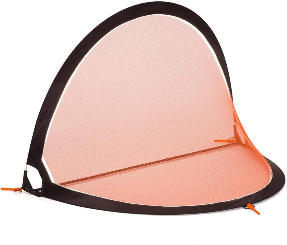 Pop Up Soccer Goal  Two Portable Soccer Nets with Carry Bag  rebounder goal football net