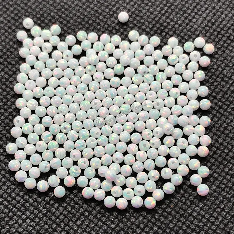 2mm-12mm OP#01-OP#92 synthetic opal round flat back cabochon cut white blue pink fire opal loose gemstones opal cabochon gems