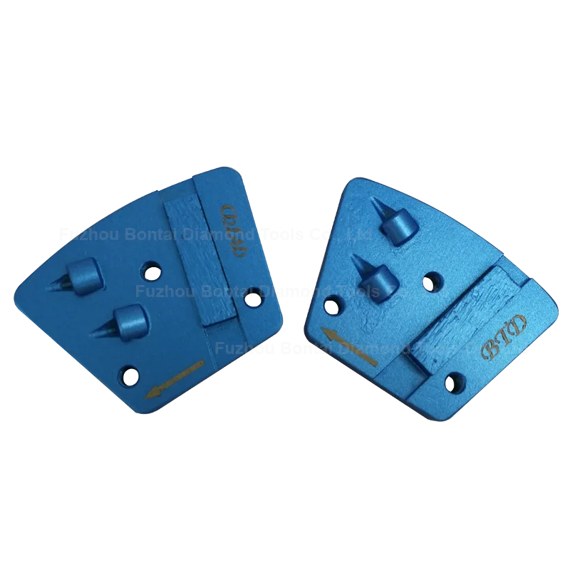 Bontai diamond metal grinding head block disc tools with pcd segments for concrete sase epoxy removal pad