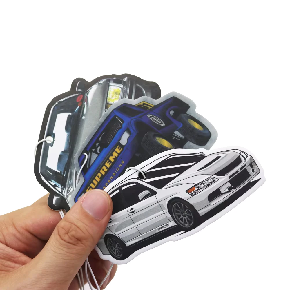 Customized Hanging Accessories Car Interior Diffuser Scents Air Freshener Custom Logo Car Air Freshener