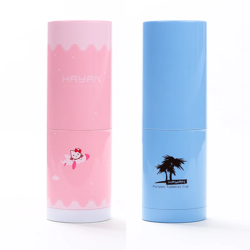 Travel Wash Set Travel Plastic Toothbrush and Toothpaste Case Portable Plastic Toothbrush Box