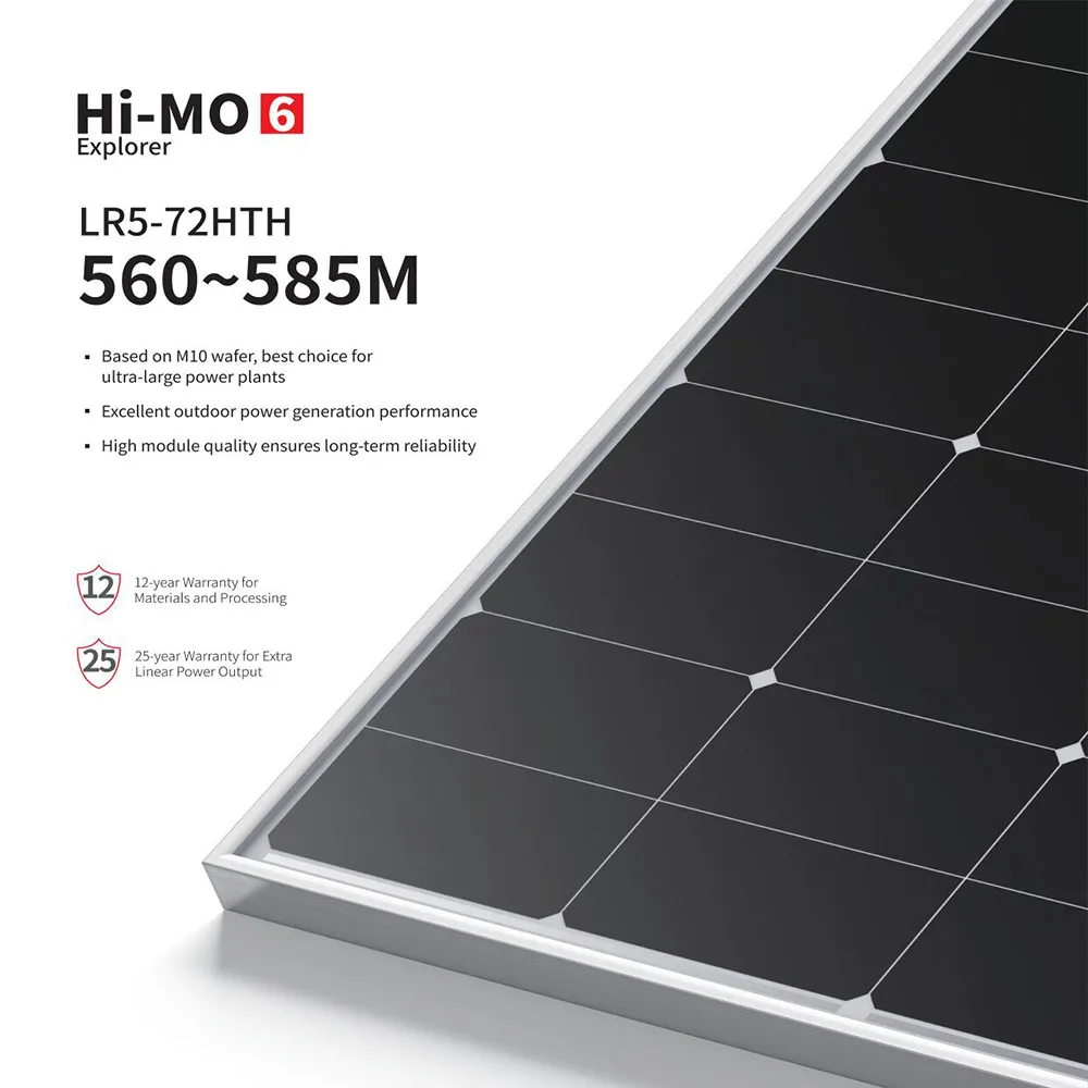 Высококачественный Hi Mo 6 Longi LR5-72HTH 570 Вт 575 580 полуячейка 182 мм PERC солнечная панель для солнечной системы