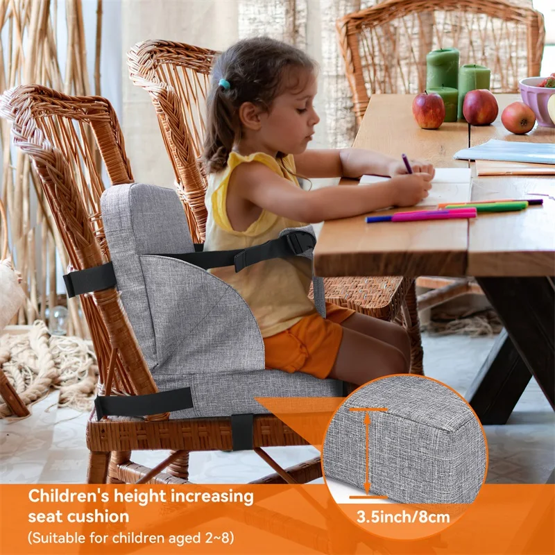 Waterproof Premium Children Height Increasing Seat Cushion Home Portable Booster Seat for Dining Table