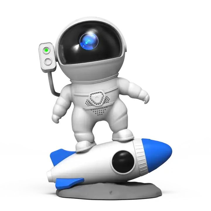 Home Ceiling Smart Multi-color LED Night Light Projection Lamp Starry Sky Astronaut Projector for Bedroom
