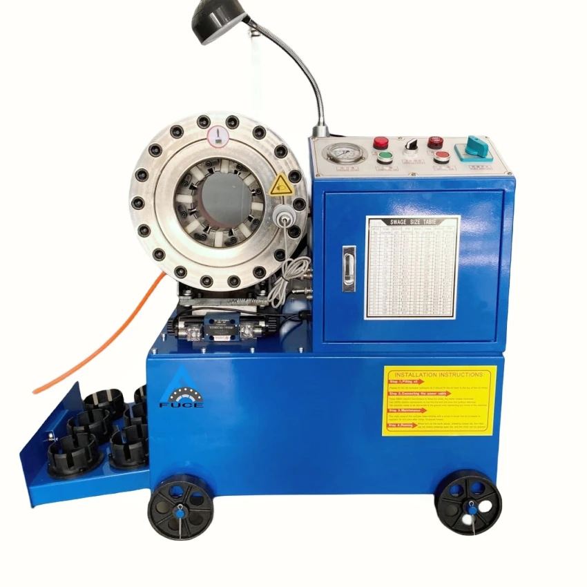 promotion hose piston DX68 hydraulic construction road mine machinery hose repair crimping machine pipe fitting with good price