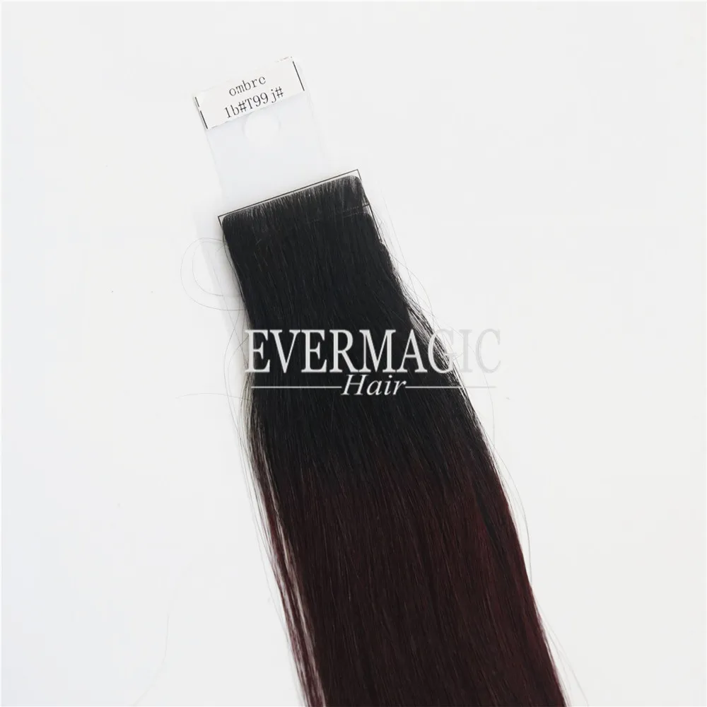 100% human hair tape in extensions Seamless Handtied Pu Skin Weft Injected Tape In invisible tape hair extensions