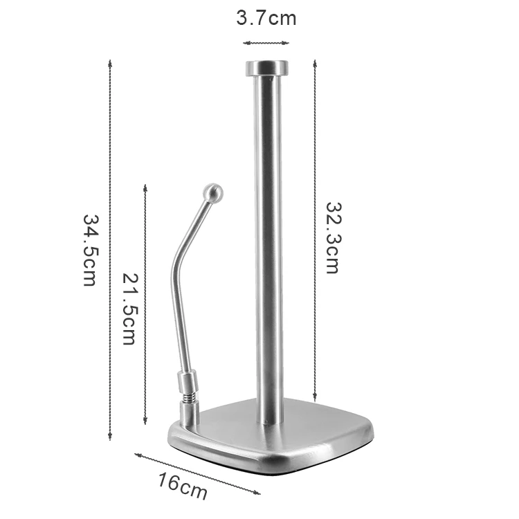 OEM Factory One-handed Easy Tear Paper Towel Dispenser Stand up Kitchen Roll Towel Holder Towel Paper Holder