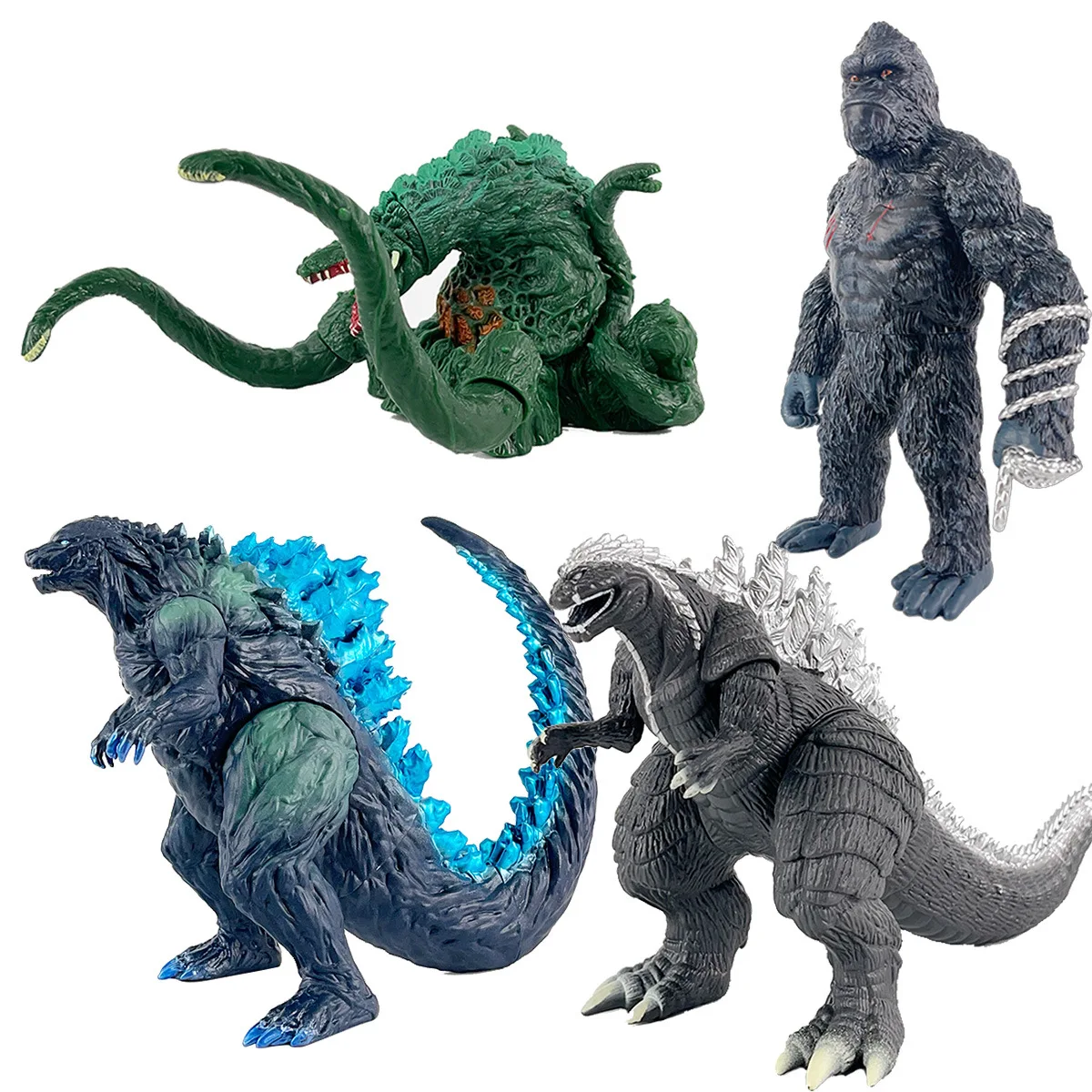 Mecha Godzill Toy Godzill Action Figure Violent Monster Joint Movable Male Toy Pvc Unisex Spot Wholesale 17cm Dinosaur King Kong
