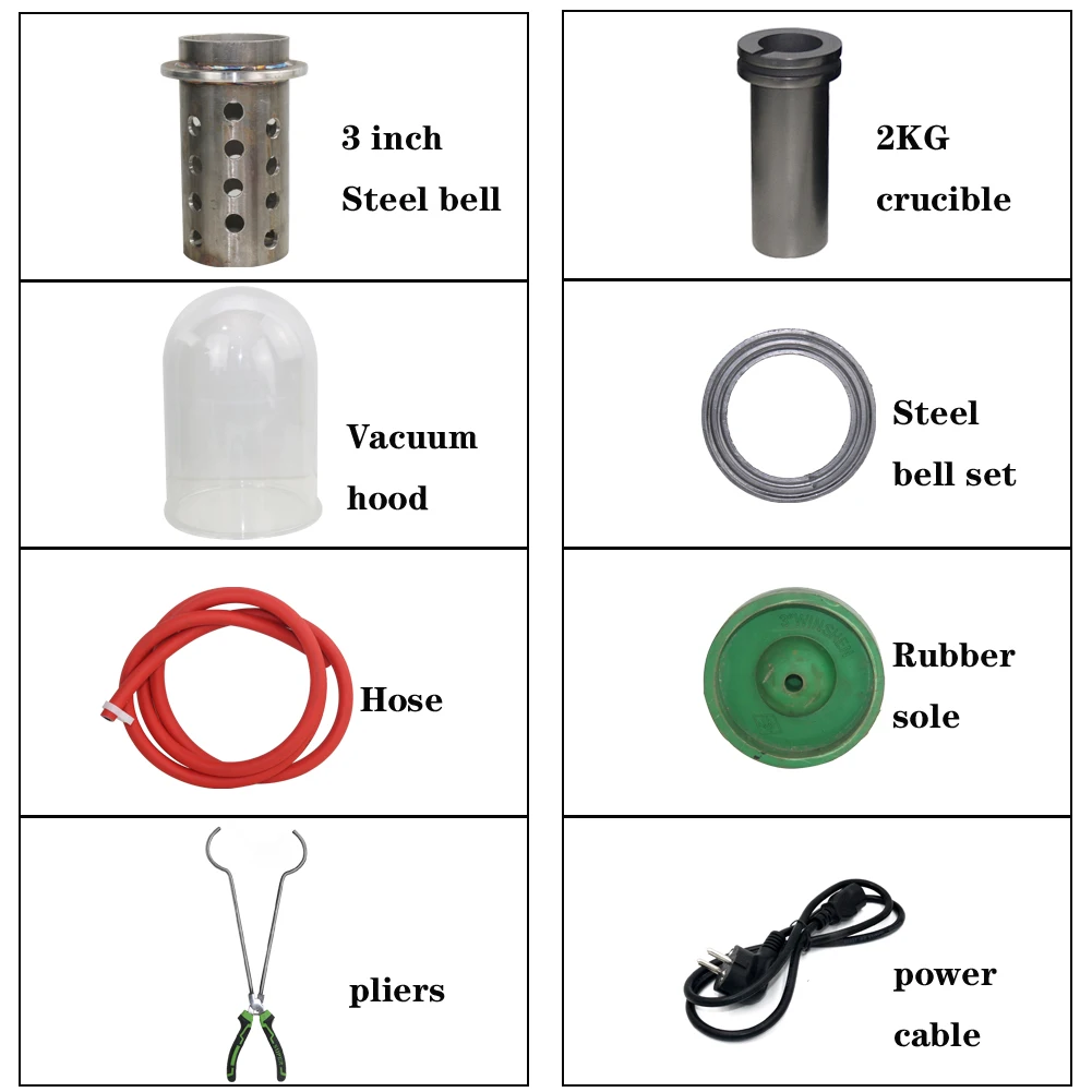 2L Jewellery Investing Casting Machine With Melting Furnace Vacuum Jewelry Casting Machine Gold Melting Furnace Casting Machine