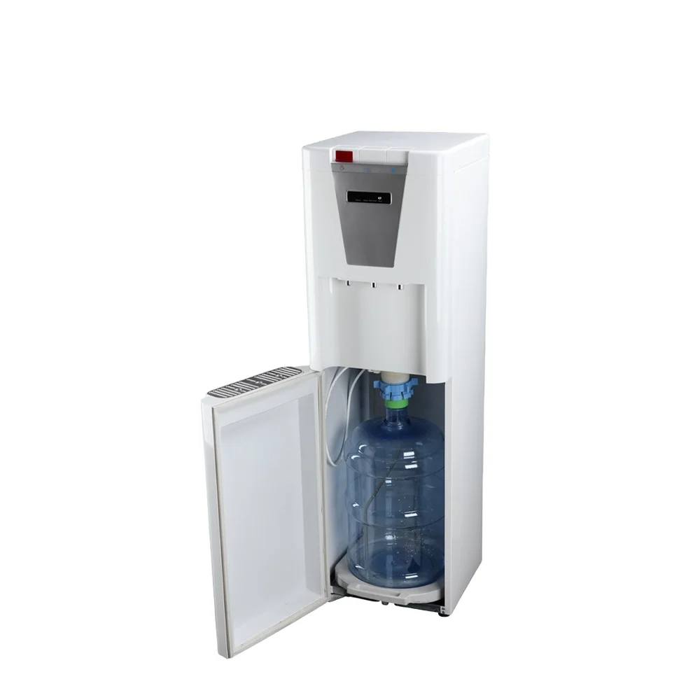 Luxury Vertical Water Dispenser Compressor Refrigeration Cold Hot Temperature Button Stand Electric Plastic Housing-Popular
