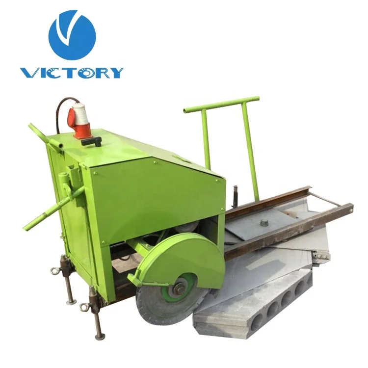 Electric type diesel type precast concrete hollow core slab cutting machine