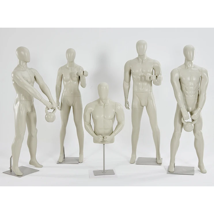 Fiberglass Male and  Female Full Body Mannequins with base stand colors customized glossy matte for displaying fashion clothes