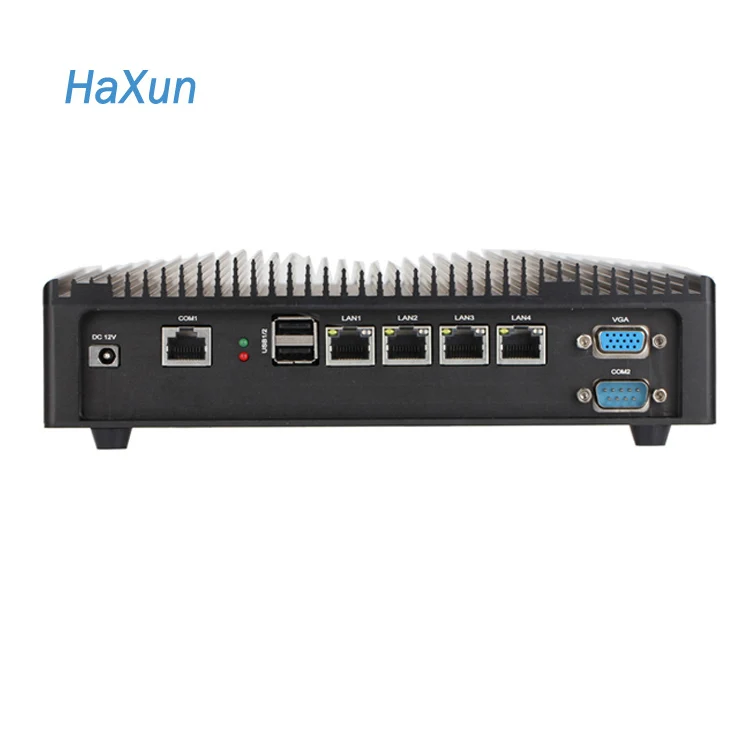 
Network Security PC X86 embedded with PCI,Fanless Firewall Computer,Industrial Firewall Security Platform VPN D2550,12V 