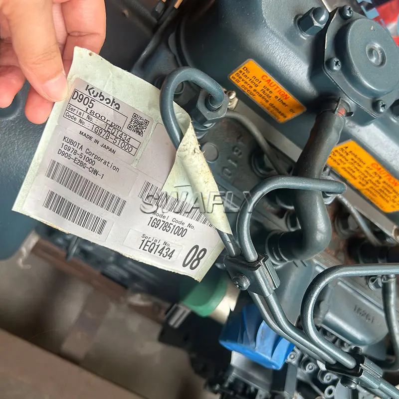 Original New Kubota D905 diesel engine motor assy 1G978-00000 for excavator