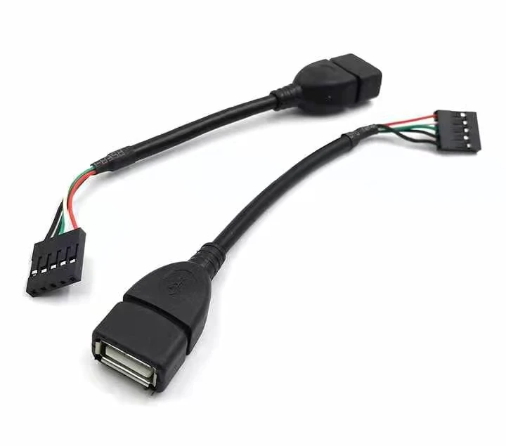 USB 2.0 Type A Female to Dupont 5 Pin Female Header Motherboard Cable Dupont 5pin housing header to usb female cable