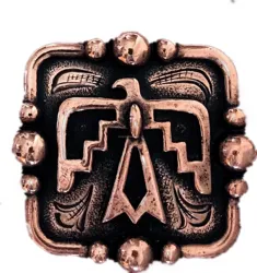 Screw back conchos western conchos turquoise bird concho