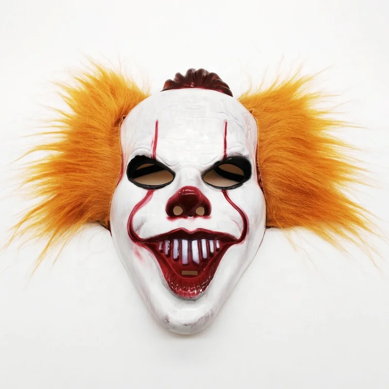 
Horror Killer Clown Joker Mask Creepy Horror Carnival Costumes Halloween Scary Clown Mask 