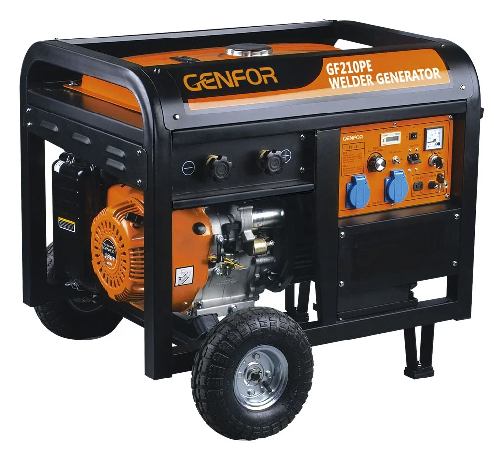 Настоящий сварочный ток DC12V 8.3A 220A Бензиновый сварочный генератор профессиональный производитель