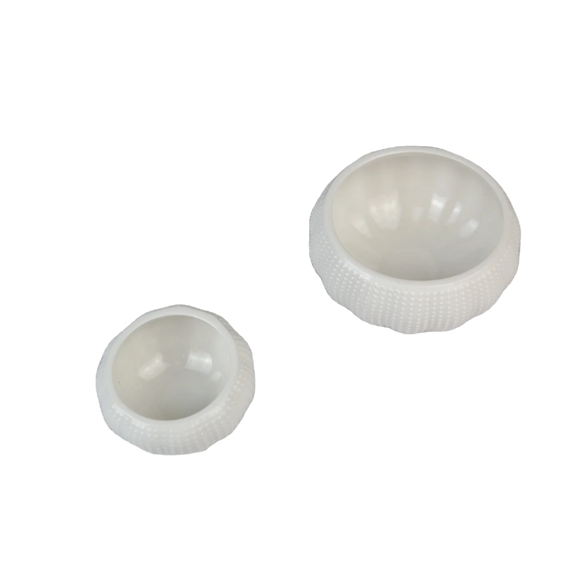 Factory wholesale cooking caviar pudding dessert round ceramic bowl