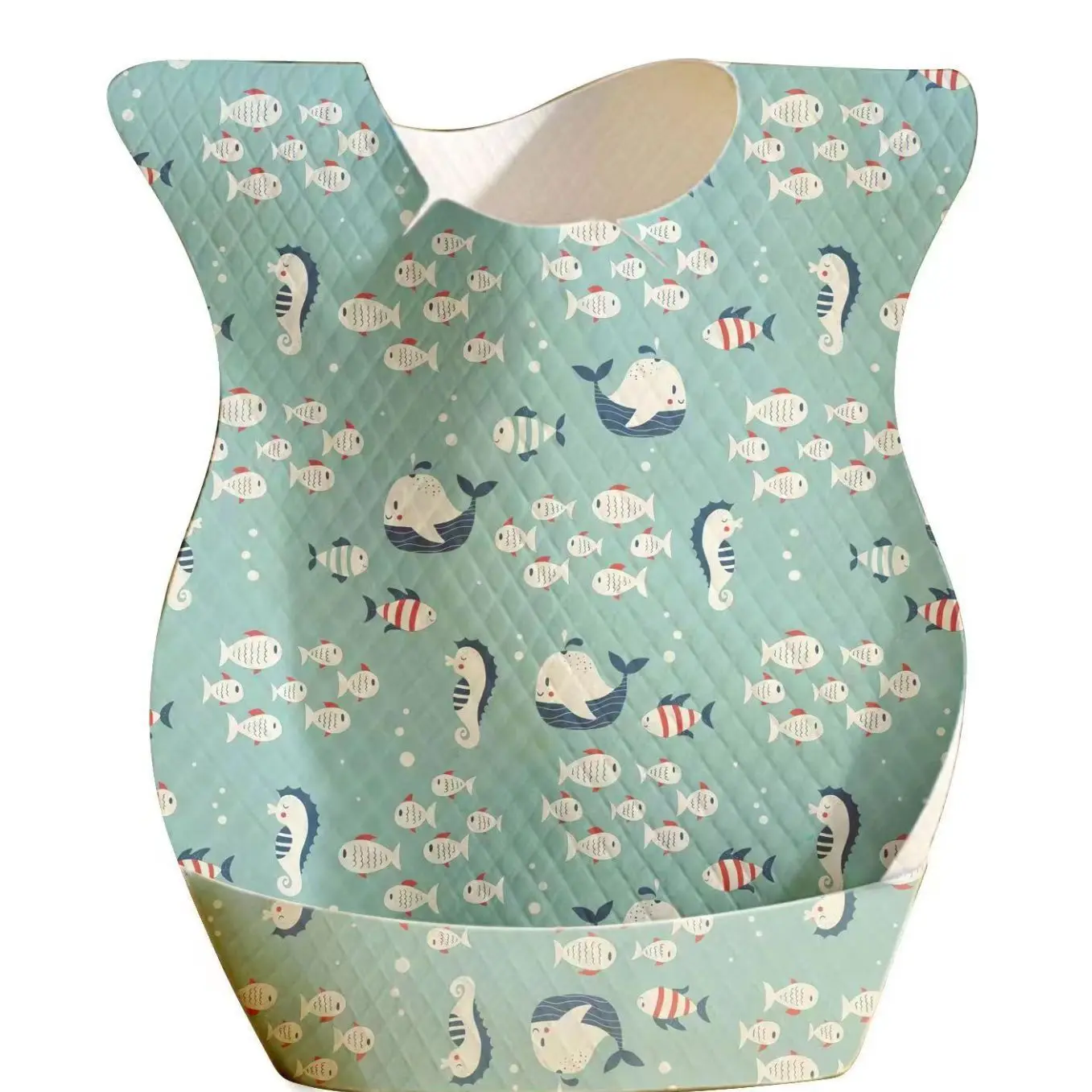Wholesale Manufacturer High Quality Cute Animal Cartoon Print No Wash Bib Portable Disposable Baby Feeding Non Woven Bib