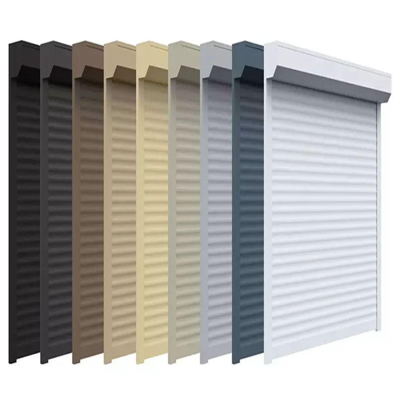 Electric Control Ventilation Aluminium Roll Down Security Shutters Blind Price For Bathroom