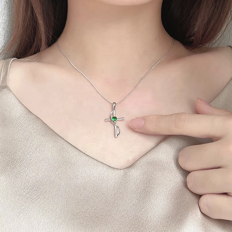 Вера Надежда Любовь, соответствующий месяцу рождения колье с подвеской в виде креста для женщин на день рождения женские ювелирные изделия на День Матери подарки для подруги и ее