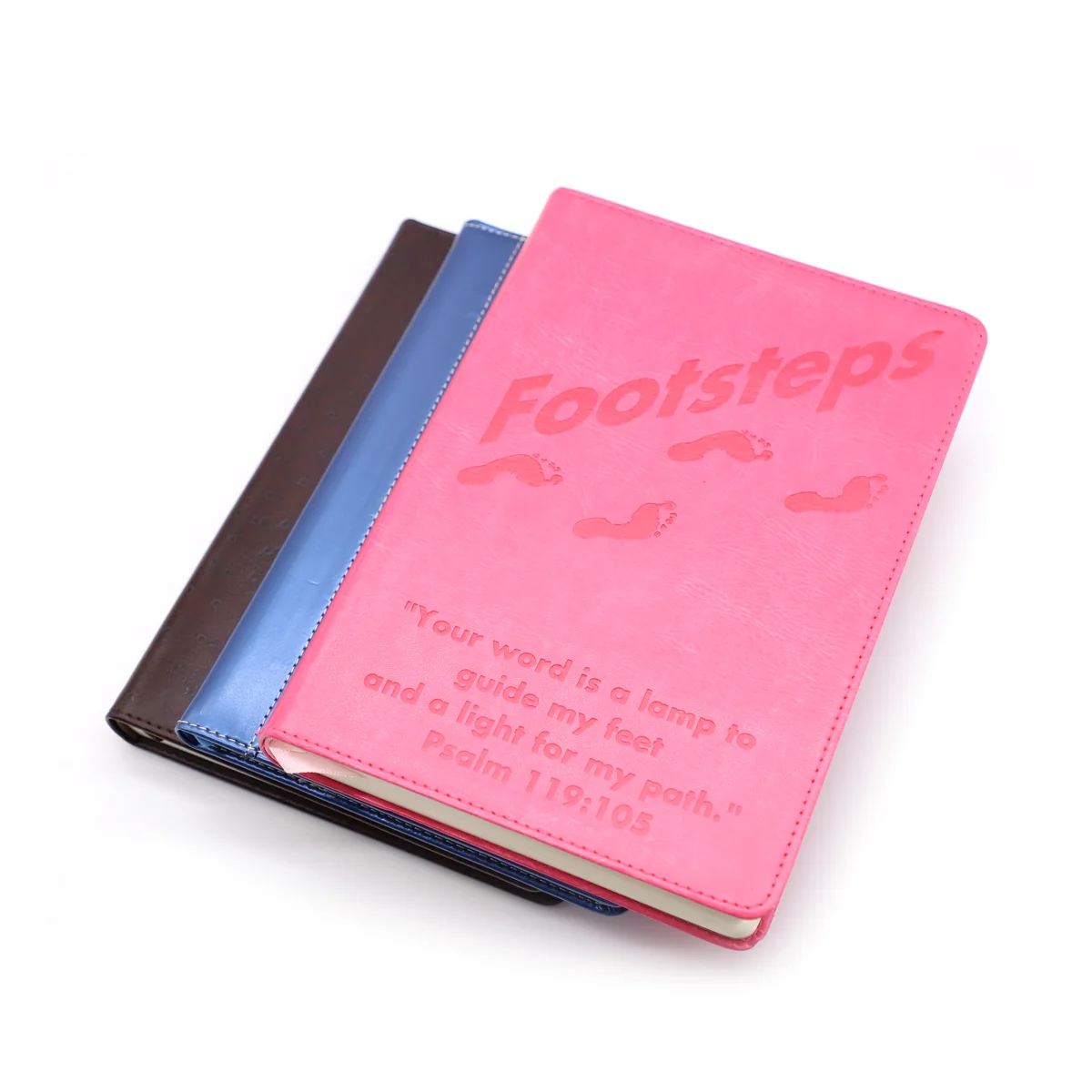 Promotional Agenda Personalized Custom Leather Journal Notebook Printing