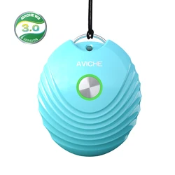 Mini rechargeable outdoor portable air freshener negative ion wearable air purifier necklace