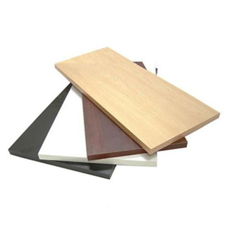 Gloss Laminated Mdf Furniture Panel Pre Drilled Oak Grey White Coated 3mm 6mm 18mm White Melamine Faced Mdf Sheets Finish