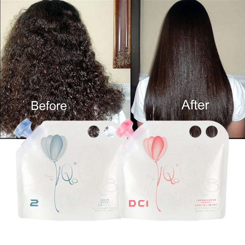 Hot Sell Amino Acid Nutri-Perm Professional Salon Hair Relaxer Rebonding Cream Keratin Hair Straightening Cream