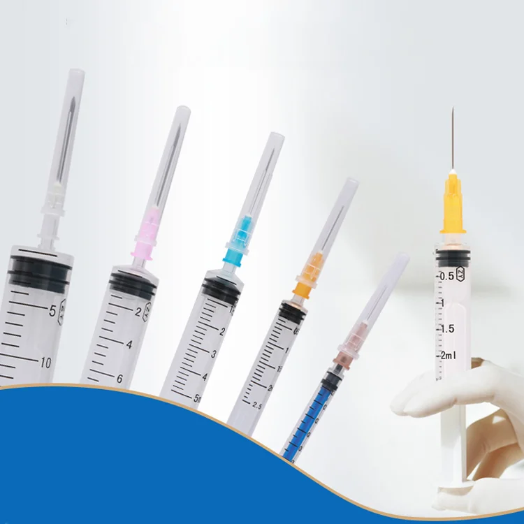 china factory Luer slip Luer lock CE 1ml 2ml 3ml 5ml 10ml 20ml 50ml 60ml disposable vaccinator syringe
