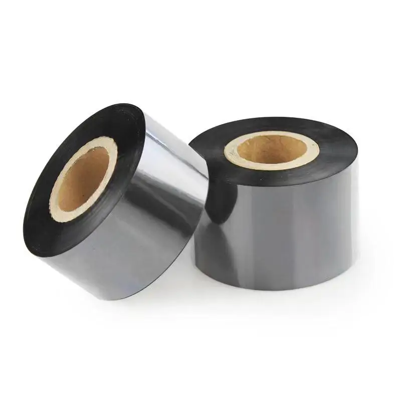 FINERAY Washable Printed Resin Barcode Ttr Ribbon 30mm 300m Thermal Transfer Ribbon For Satin Label