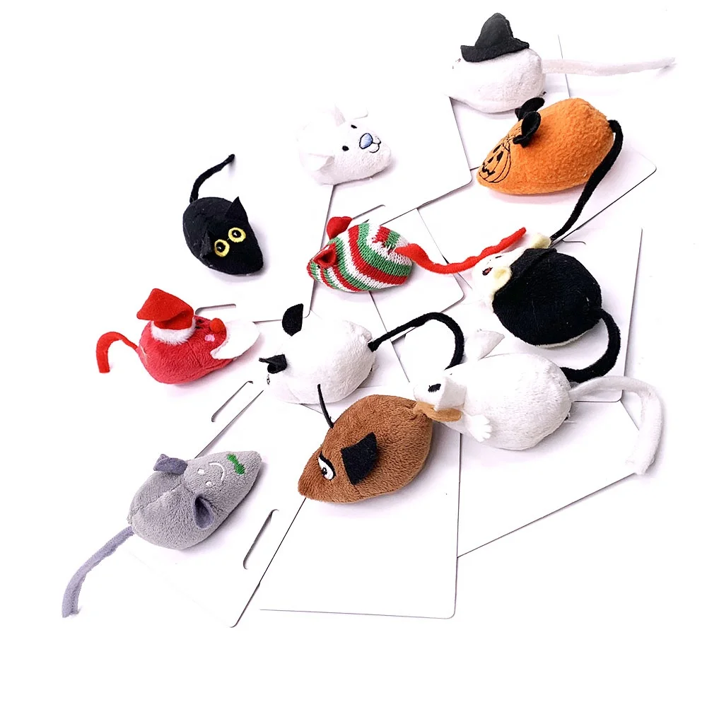 Симпатичные Прочный chaser царапин чучело полиэстер мышь Форма кошка игрушки с поставщиками