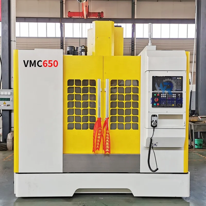 High precision mini cnc milling machine 4 axis vmc 650 cnc metal milling machine