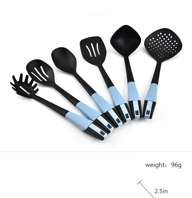 Nylon kitchen utensils and appliances and woolly security high-temperature titanium spoon spatula kitchen suits