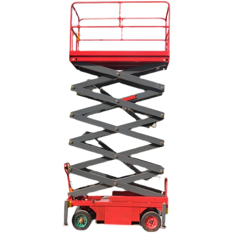 13 to 59ft Electric scissor lift for car maintenance automobile maintenance platform scissor car lift 4 to 18m