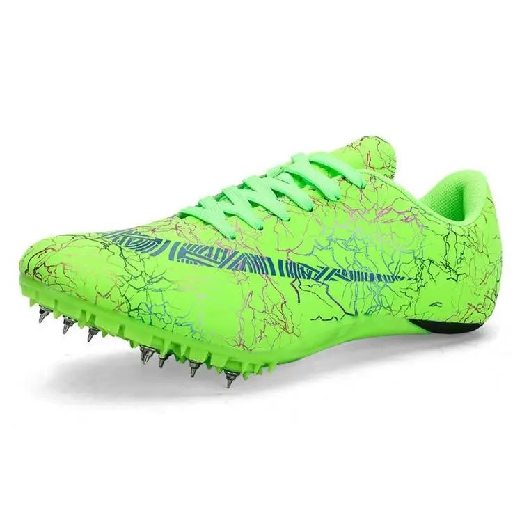 Профессиональные спортивные беговые кроссовки с шипами мужские и женские кроссовки для отслеживания и езды на природе обувь из утки мандарина обувь для спринтера размер 35-45